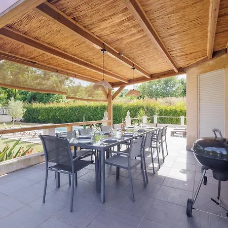 Corse - Villa Montecristo - Piscine Privee Chauffee - 11 Pers - Plage A Pied - Climatisation - Fibre Wi-Fi - Borne Ve Vila *